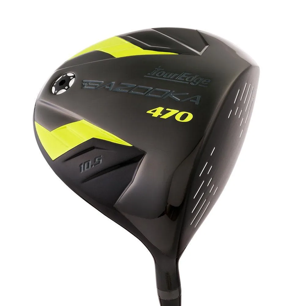 Tour Edge Golf Mfg. Inc. Tour Edge Bazooka 470 Black Driver Right Handed Stiff Flex 9.5 Loft 45.50 Inch — product photo