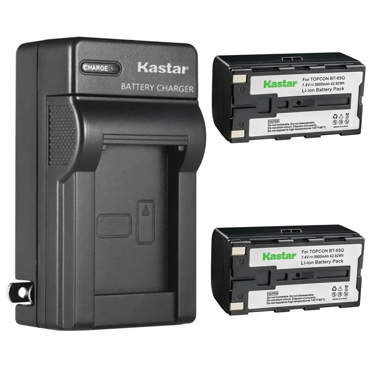 Kastar Kastar BT-65Q 2-Pack Battery & AC Wall Charger — product photo