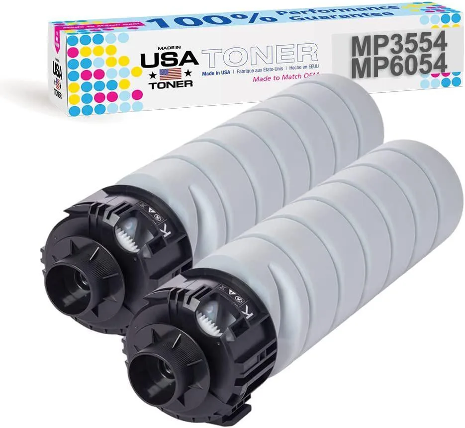 MADE IN USA TONER MADE IN USA TONER for Ricoh MP/IM Series (Black, 2 ctgs) — product photo