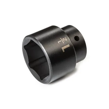 TEKTON 1/2 inch drive 6-point impact socket with laser and stamped size markings