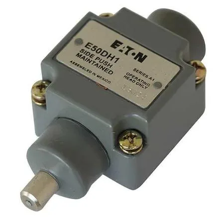 Eaton E50DL1 limit switch head with side rotary lever, grey industrial finish