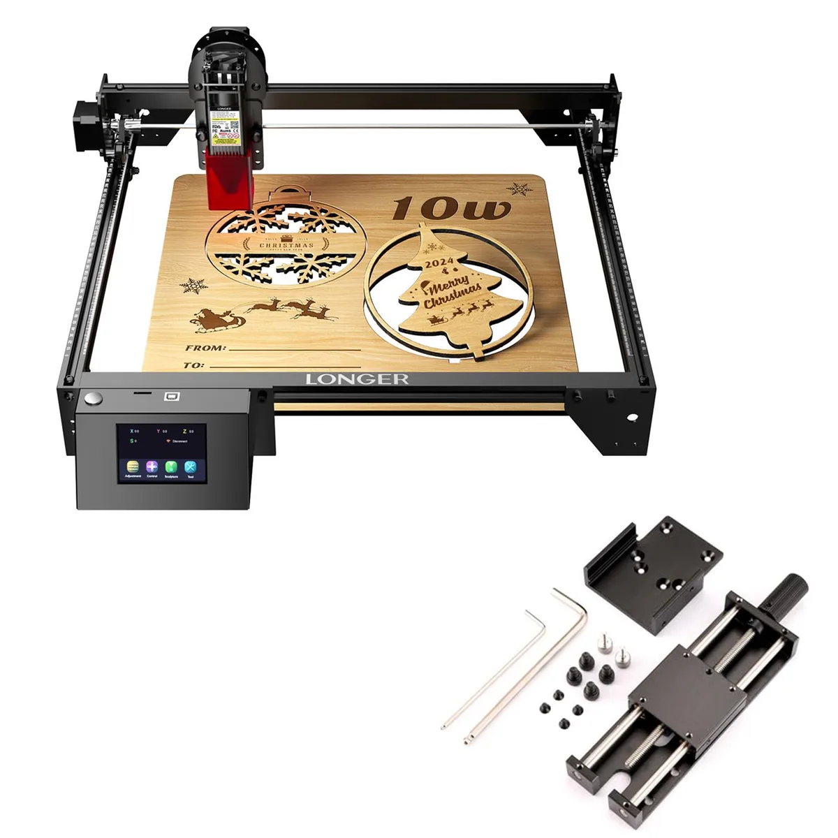 LONGER LONGER RAY5 10W Laser Engraver & Lifting Bracket Kit — product photo