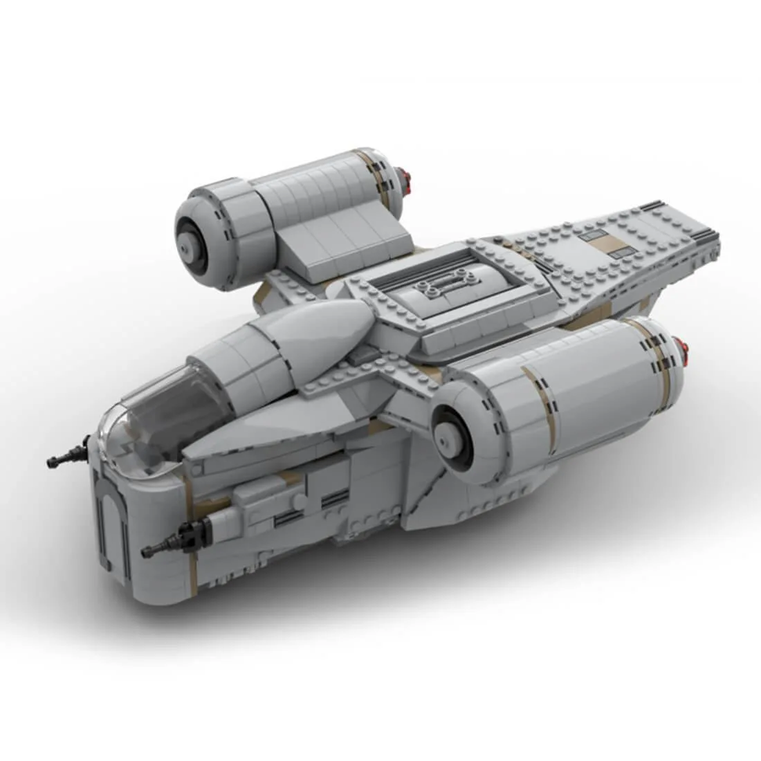 ZITIANYOUBUILD ZITIANYOUBUILD MOC-102305 Sci-fi Aerocraft 1046PCS Building Set — product photo