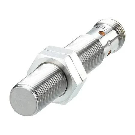 Cylindrical stainless steel inductive sensor with M12 connector