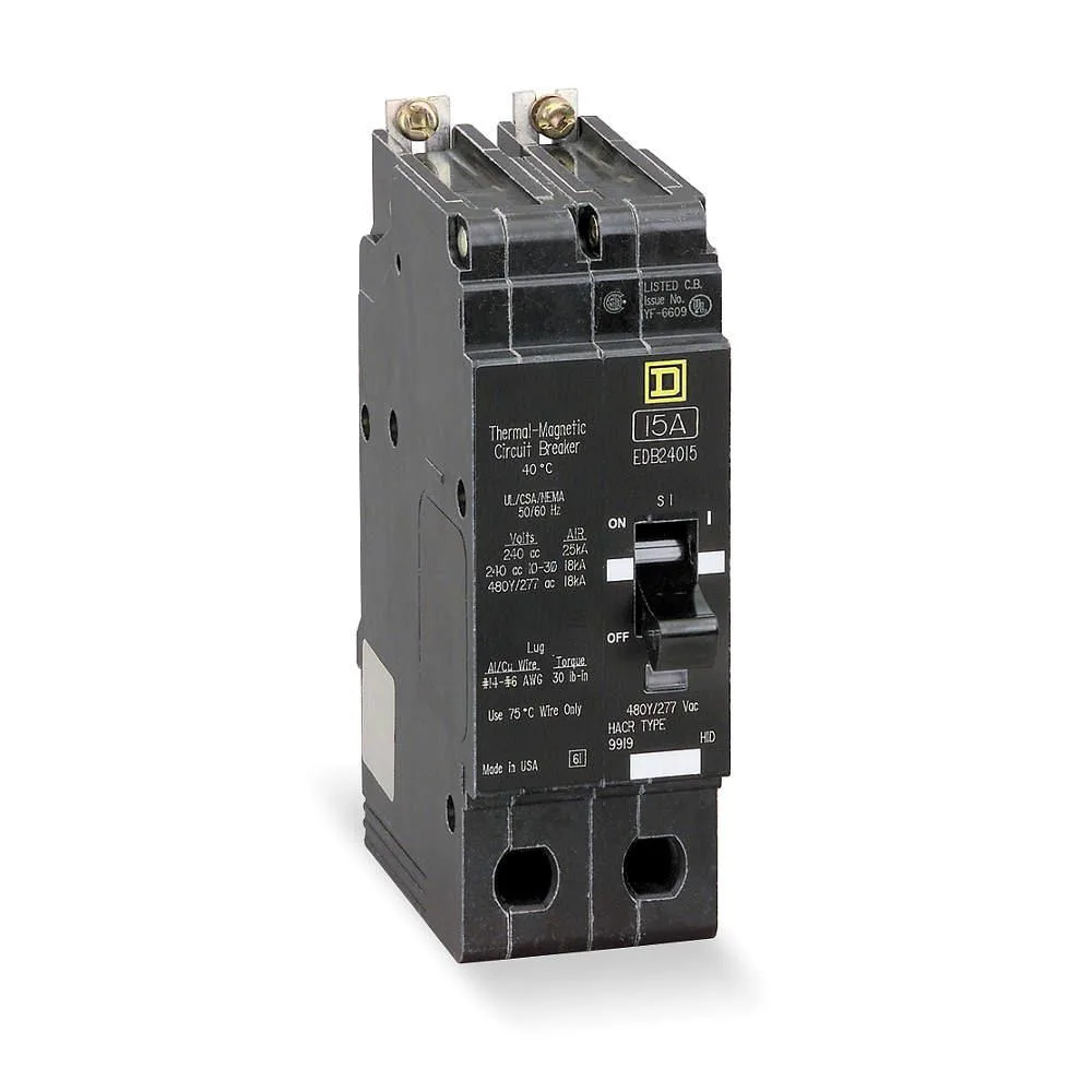 SQUARE D SQUARE D EDB24040 Miniature Circuit Breaker E FRAME 40A 2 Pole — product photo