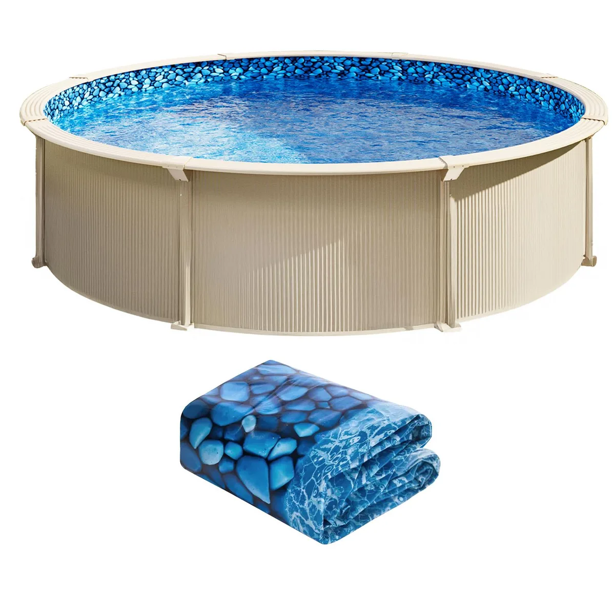 VEVOR VEVOR 24-ft Round Overlap Pool Liner 48-54in Wall Height — product photo