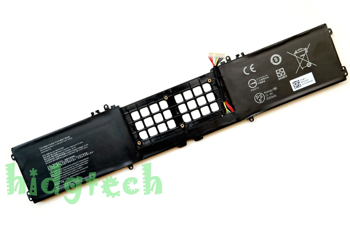Beisite Beisite RC30-0287 laptop battery 15.4V 70.5Wh 4583mAh for Blade Pro 17 2019 2020 RTX 2080 Max-Q 2060 — product photo