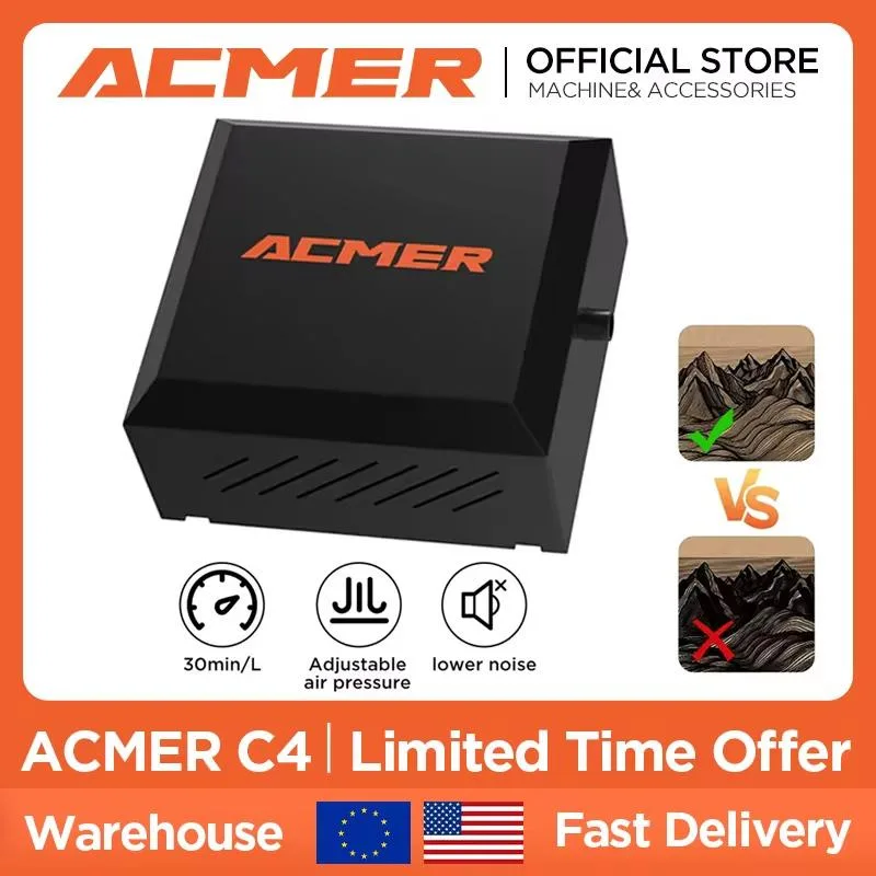 ACMER ACMER C4 Air Assist Pump Kit 30L/min Adjustable 0-0.3MPa  — product photo