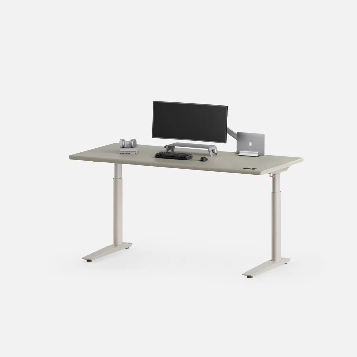 Autonomous Autonomous Desk 5 Pro Expanse Electric Standing Desk 70.5x29 Stone Beige office furniture — product photo