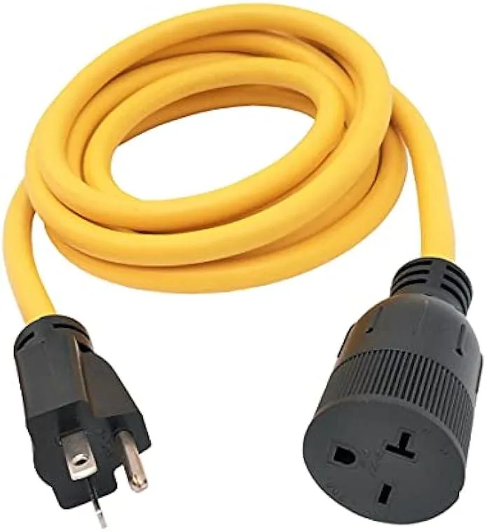 TAURKENAM TAURKENAM 885750 NEMA 6-20P to 6-20R/6-15R power adapter 10FT — product photo