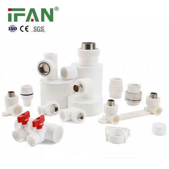 White 25mm PPR threaded welding fitting PN25