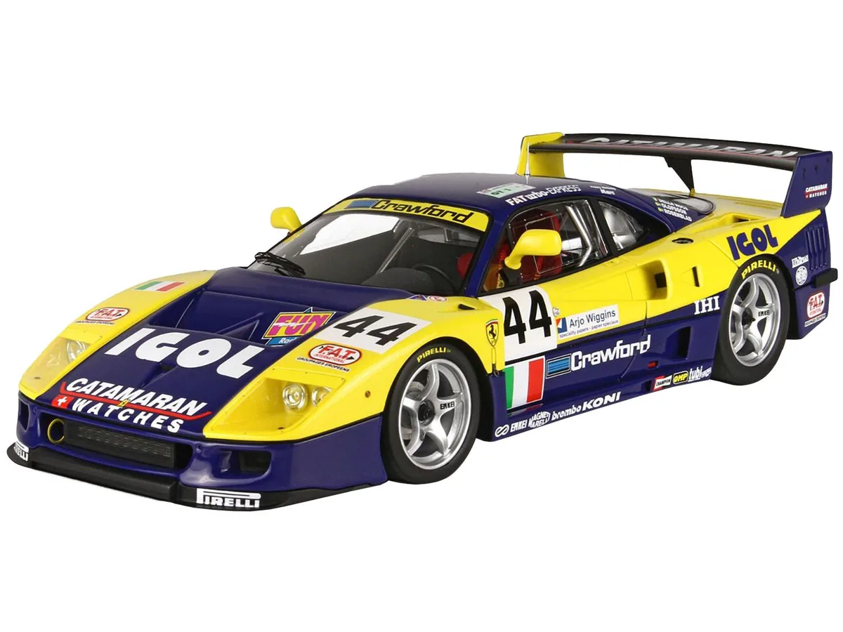 BBR BBR Ferrari F40 LM #44 Ennea SRL Igol 1996 1/18 Limited 200 with Display Case — product photo
