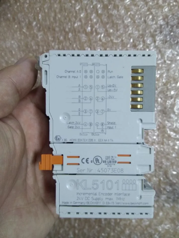 Red Beckhoff KL5101 test module in box