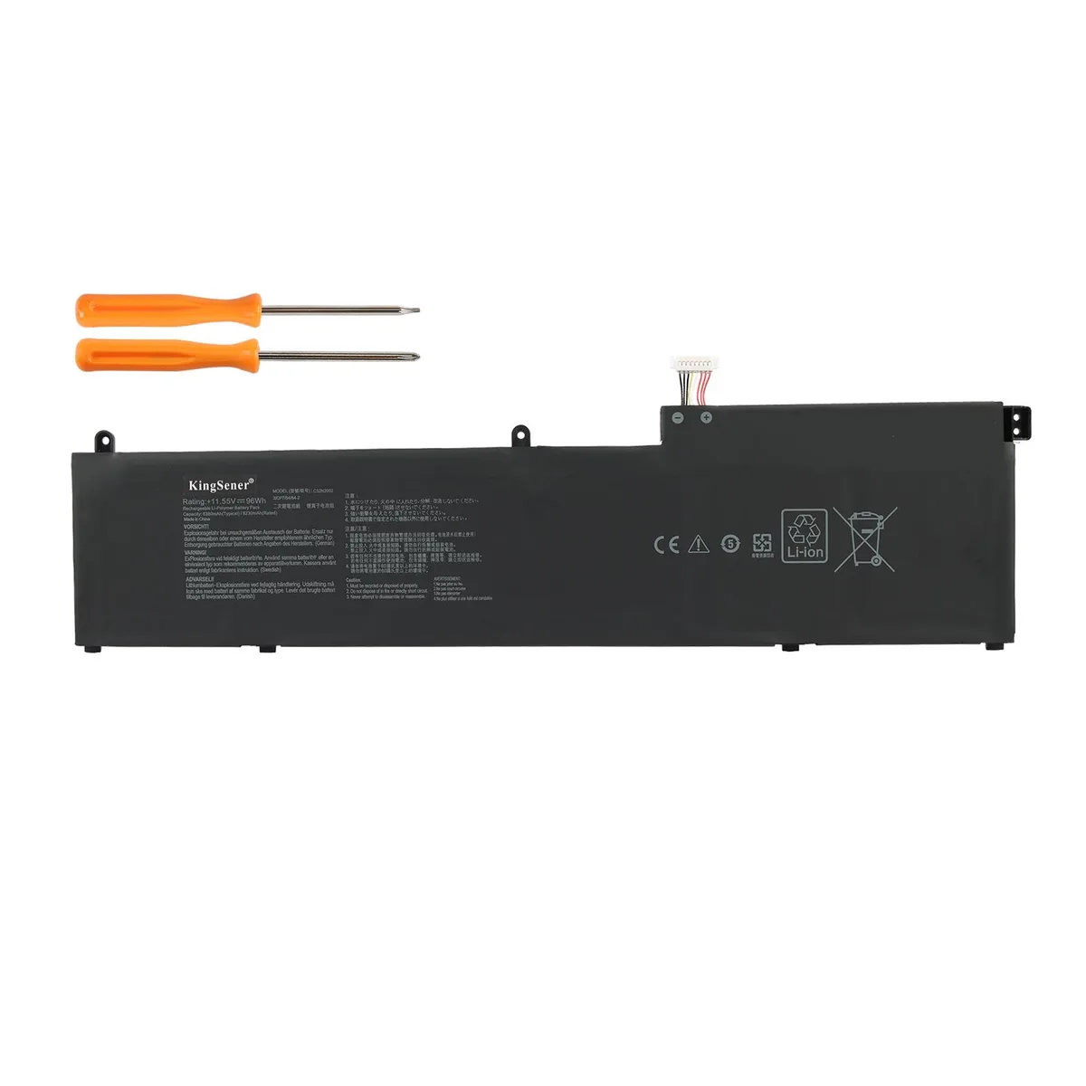 KingSener KingSener C32N2002 laptop battery 11.55V 96WH 8230mAh — product photo