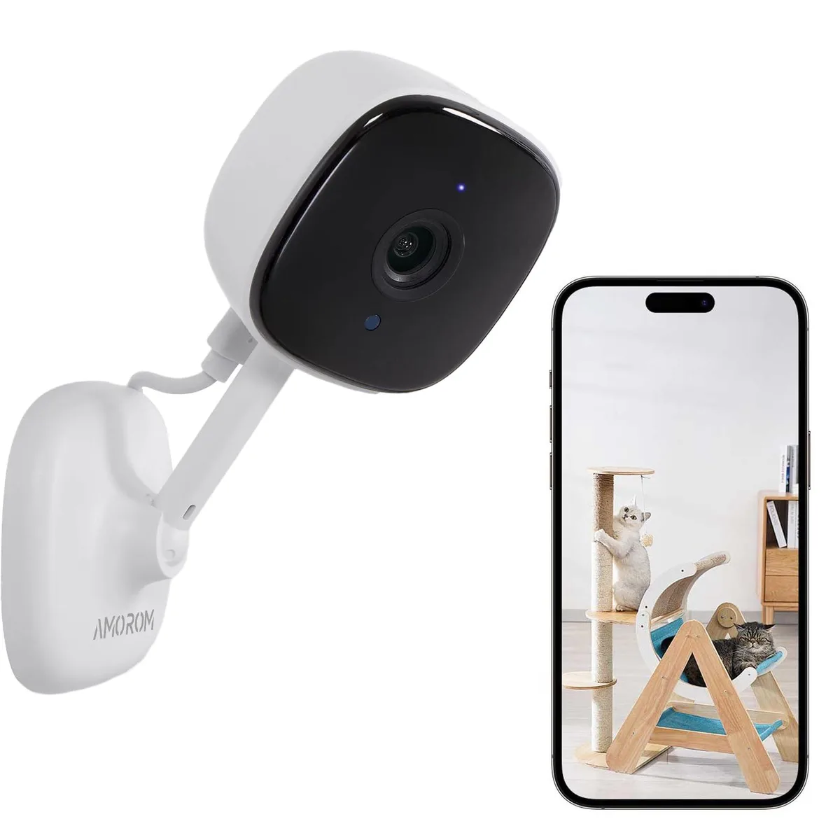  AMOROM AM-C1 Wireless Surveillance 1080p 15fps 32ft Night Vision — product photo