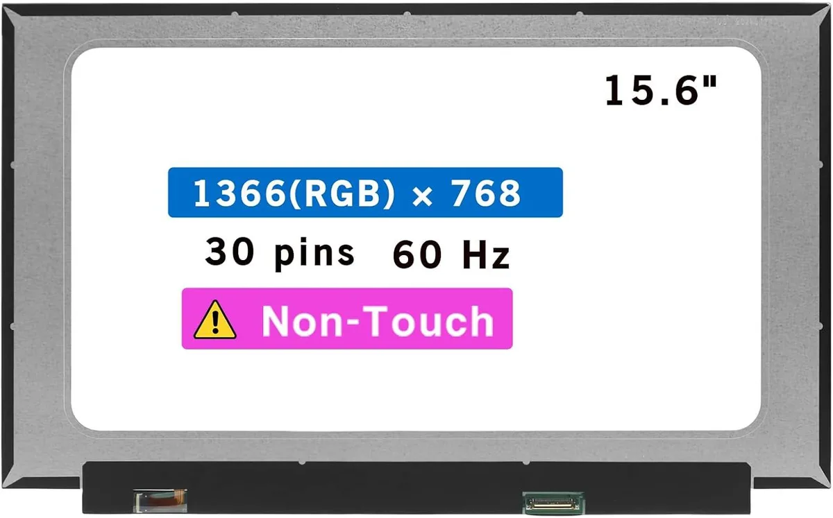 NUOLAISUN NUOLAISUN 15.6" HD 1366x768 30-pin Non-Touch Laptop Screen for Acer Chromebook CB315-4H — product photo