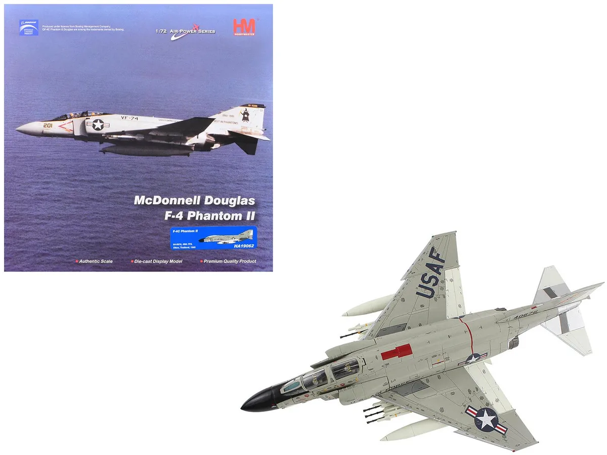 Hobby Master Hobby Master F-4C Phantom II 1/72 Thailand 1965 Hobby Collectible — product photo