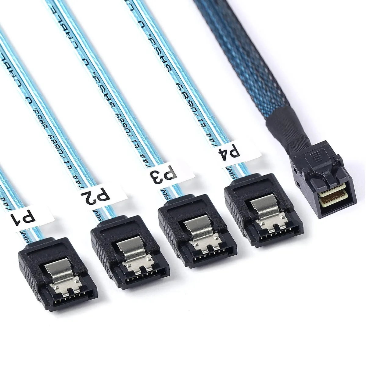 BUCIER BUCIER 2-Pack SFF-8643 to 4 SATA Cable 0.5 m — product photo