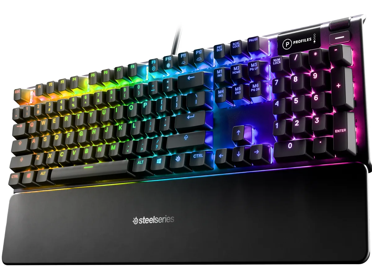 SteelSeries SteelSeries Apex 5 64532 Hybrid Blue Switch Gaming Keyboard — product photo