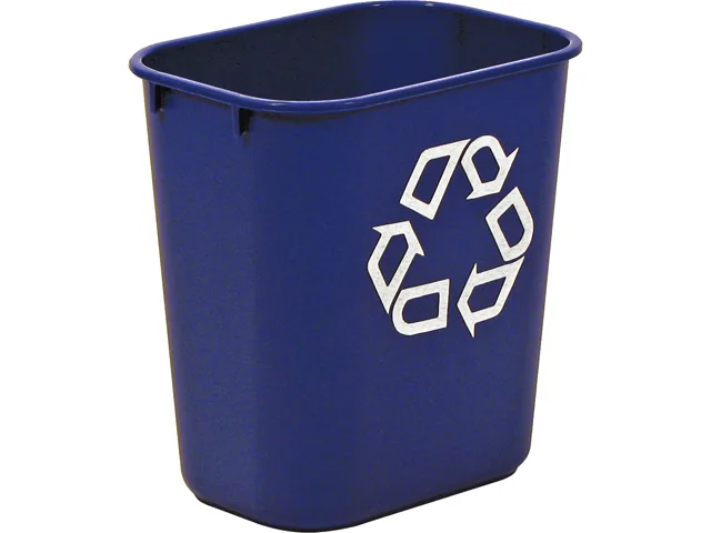 Rubbermaid Commercial Rubbermaid Commercial 295573BECT 3.25 gal Blue Recycling Container 12-pack — product photo