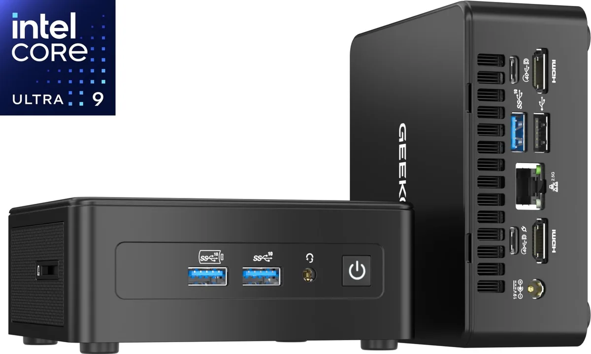 GEEKOM GEEKOM GMIT15U9285H-322-US mini PC Intel Core Ultra 9 285H 32GB DDR5 2TB SSD — product photo