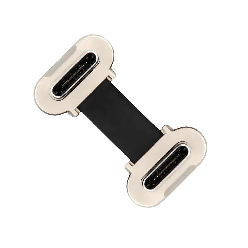Fervit Fervit USB-C to Dual Angled USB-C cable 65W USB 2.0 480Mbps 2cm — product photo