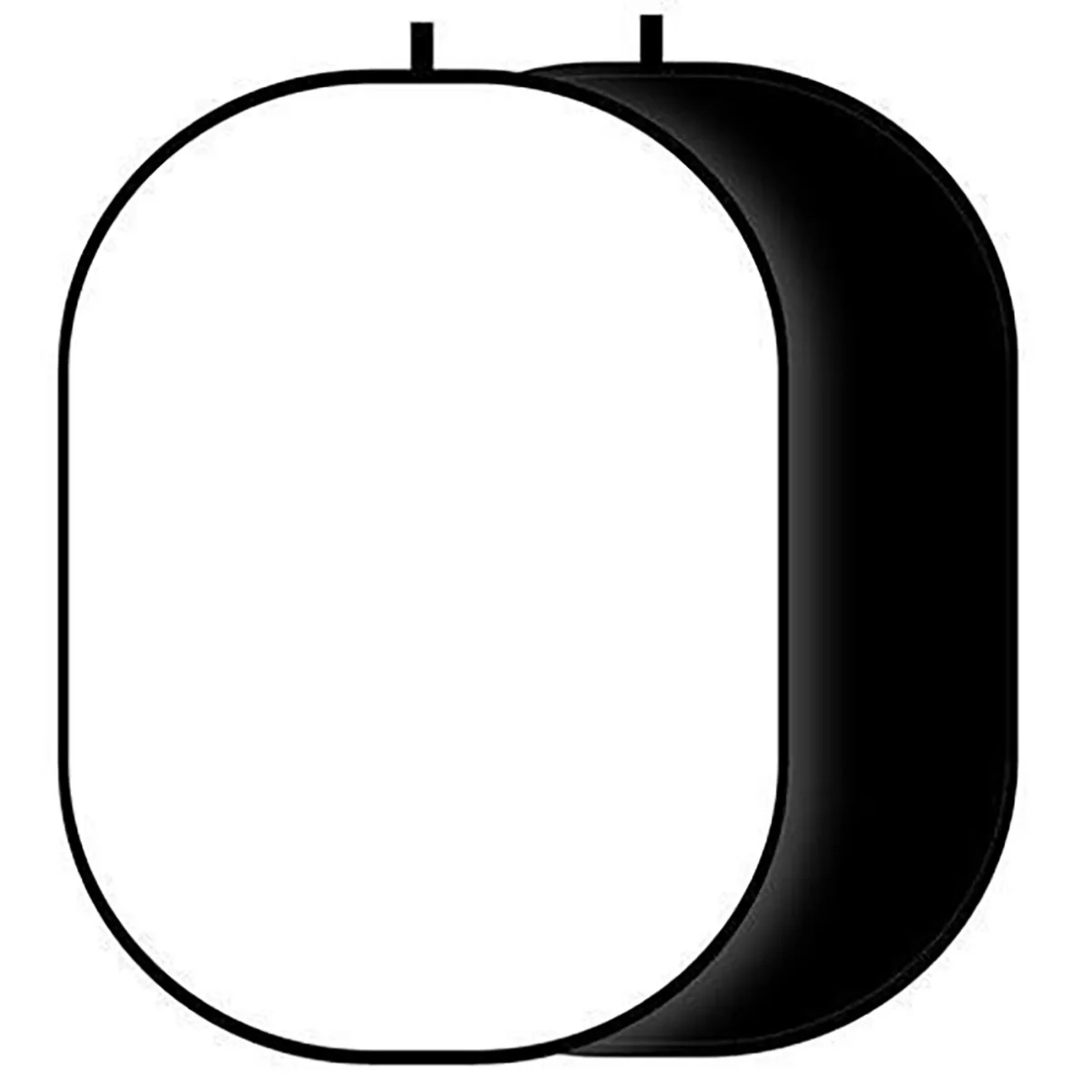 Belle Drape Belle Drape Collapsible Background 60x78" Black/White 100% Cotton Studio — product photo