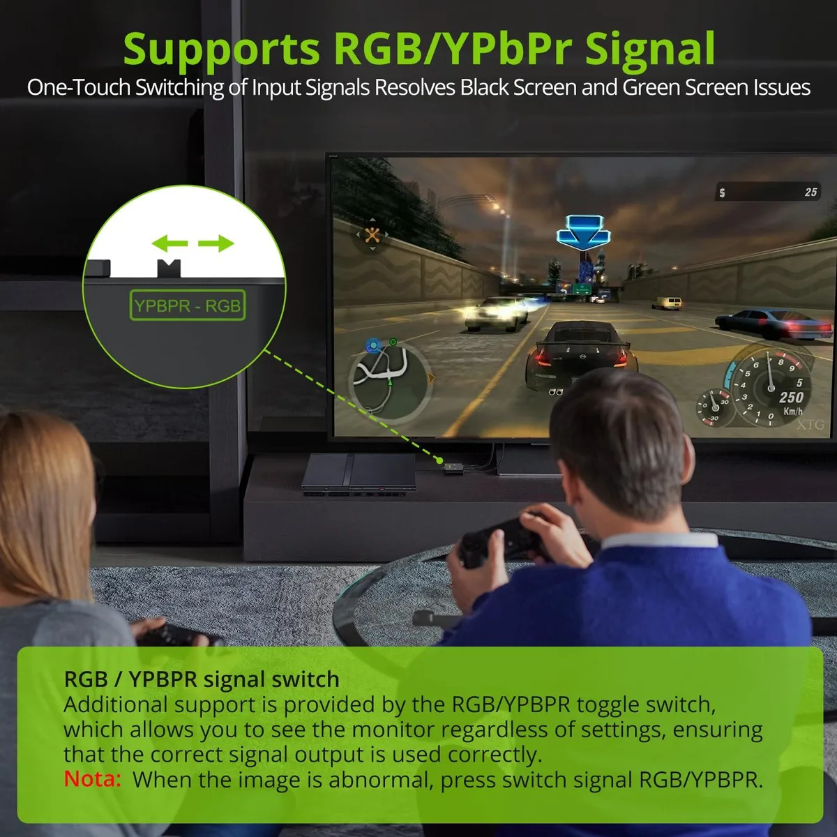 AVer ULK19 PS2 to HDMI Converter 1080P 60Hz RGB/YPbPr 4:3/16:9 — product photo