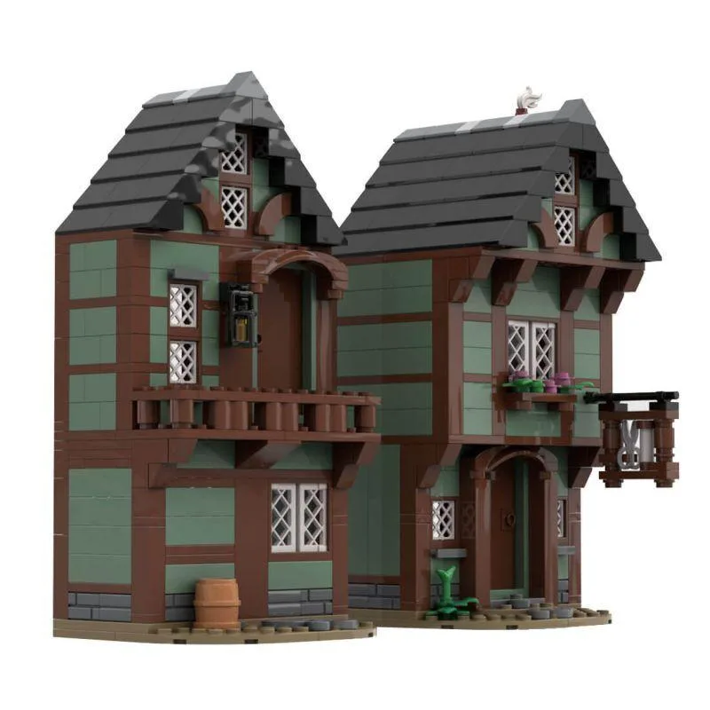 ZITIANYOUBUILD ZITIANYOUBUILD MOC-109203 Medieval Alleys Inn 551 Parts — product photo