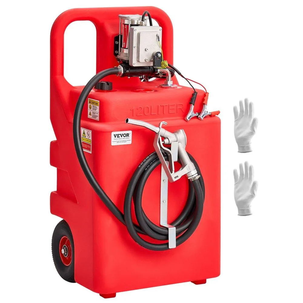 VEVOR VEVOR YHM-120G 32 Gallon Fuel Caddy with 12V 15 GPM Pump — product photo