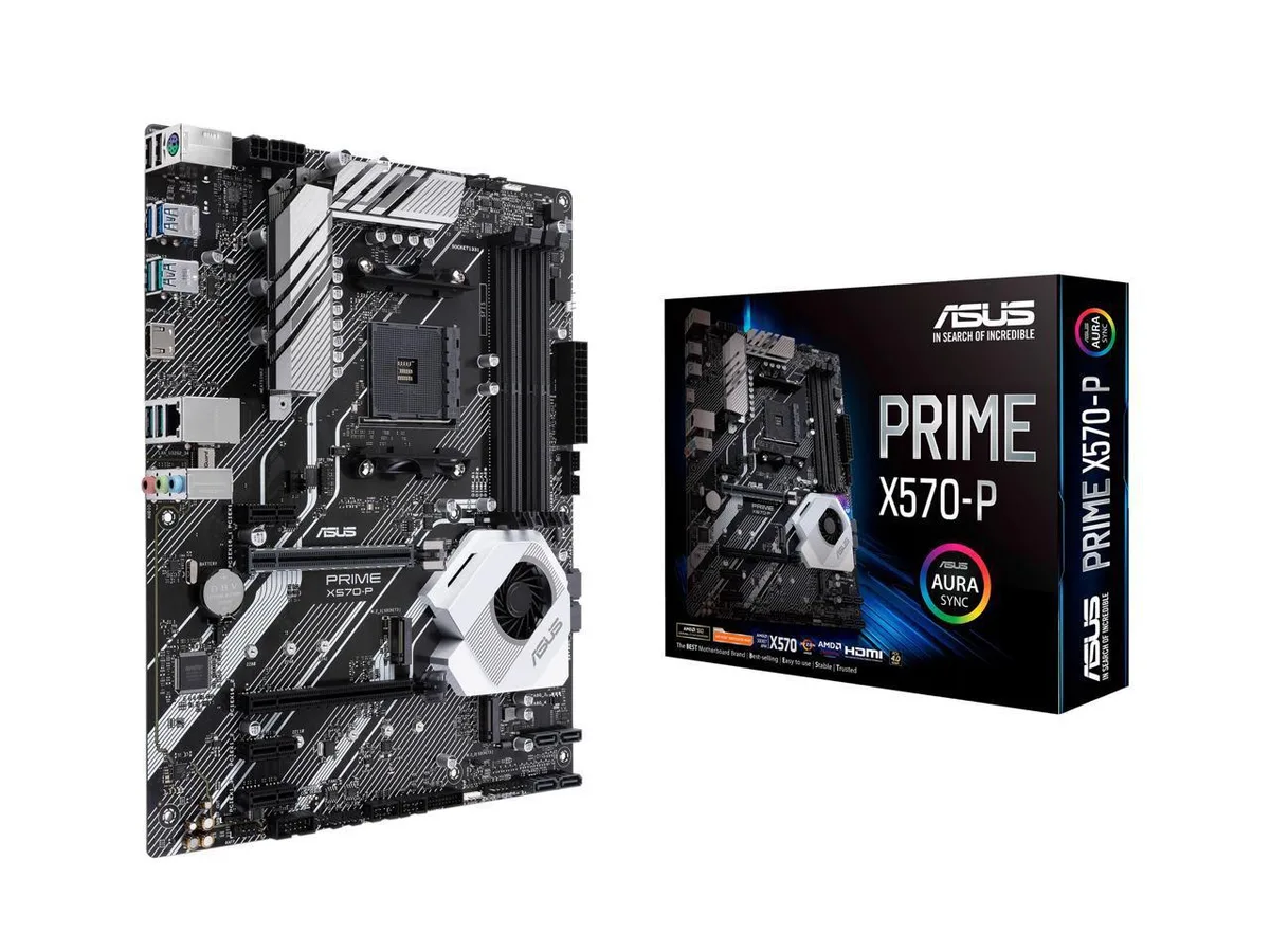 ASUS ASUS Prime X570-P AMD AM4 ATX Motherboard Ryzen 5000 BIOS Updated — product photo