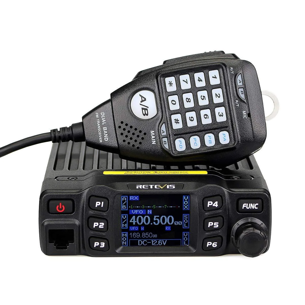 KEHIPI KEHIPI RT95 Dual Band Mobile Ham Radio 144-148/430-440MHz 200Ch 180° Display — product photo