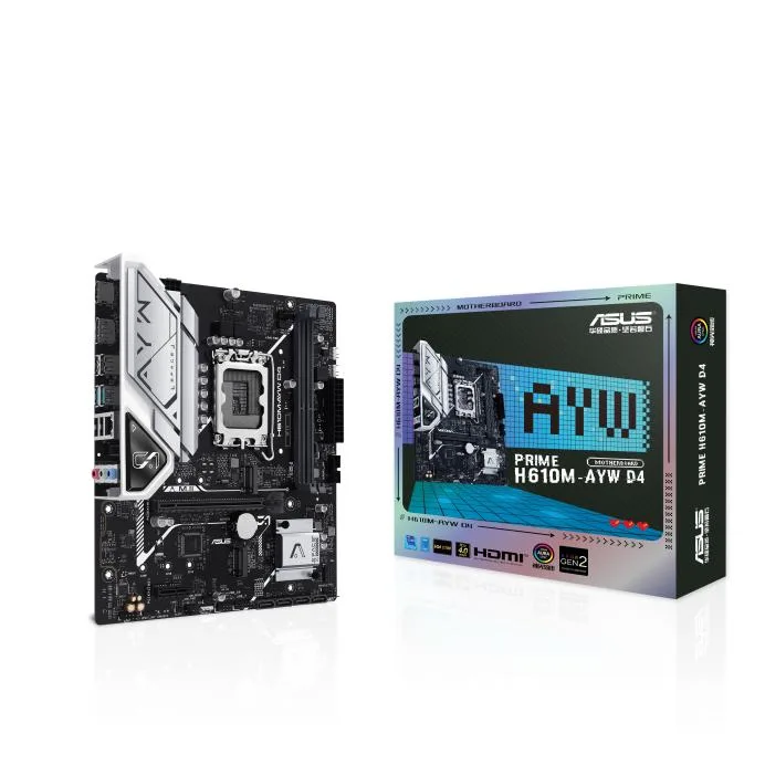 ASUS ASUS H610M-AYW D4 Intel motherboard — product photo