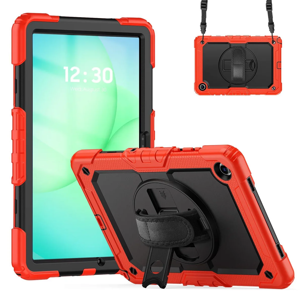 Timoom Timoom Heavy Duty Case 11" Red 360° Stand Straps Tab A11+ 2025 A9+ 2023 — product photo