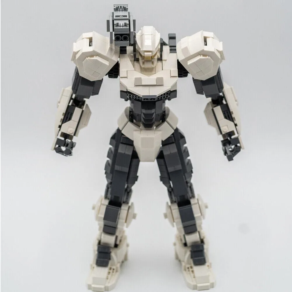 ZITIANYOUBUILD ZITIANYOUBUILD MOC-96964 White Mech Robot Jaeger 1244 Parts — product photo