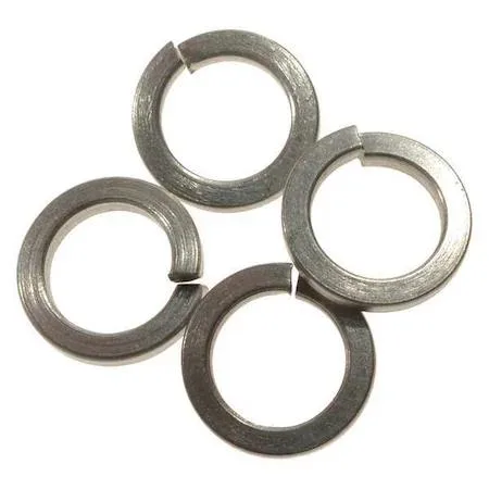 Small metal spring washers in a clear bag