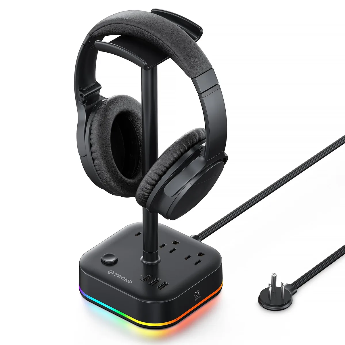  TROND Prime Mini II S Headphone Stand Black 4.53 x 4.33 x 1.25 in — product photo