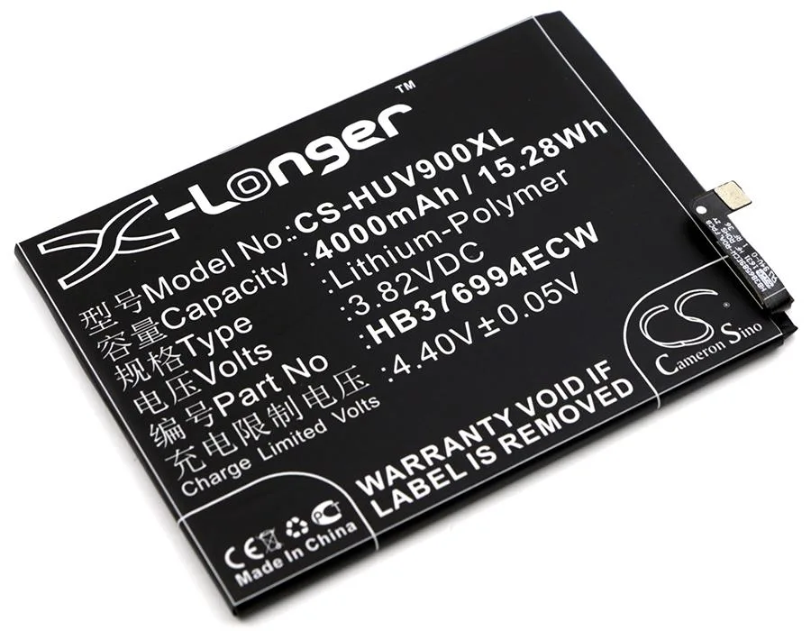 Cameron & Co Cameron & Co DS-CS-HUV900XL cell phone battery 4000mAh — product photo