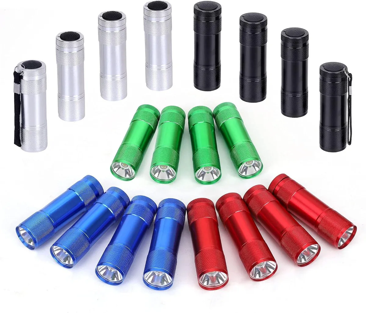 lelisten lelisten 20-Pack 100 Lumen Aluminum LED Flashlights — product photo