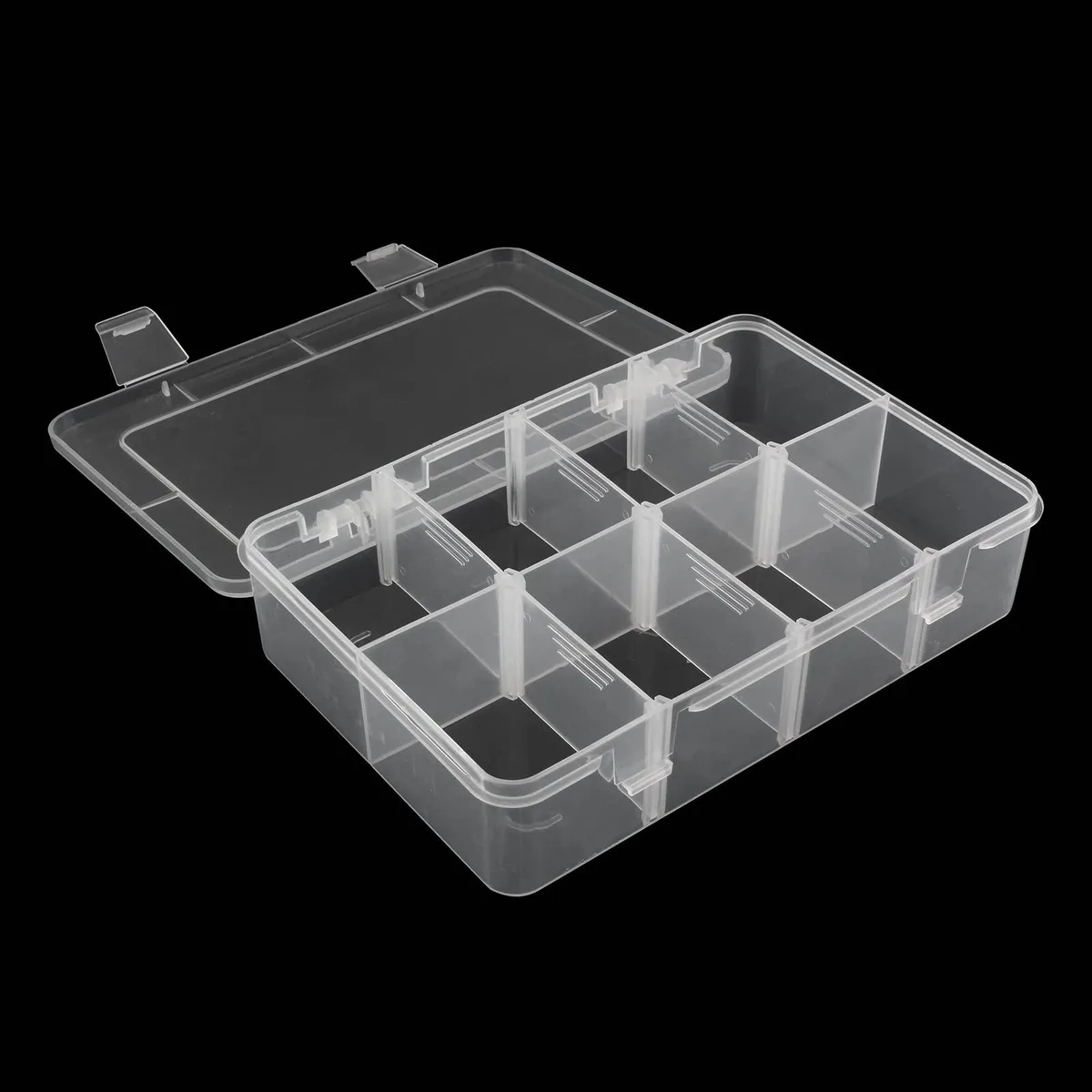  Cionyce 8-Grid Storage Box 7.28 x 4.88 x 1.6 inch Clear — product photo