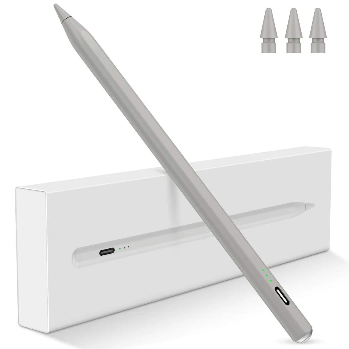 XIRON Stylus Pen Grey 15 min charge tilt palm rejection — product photo