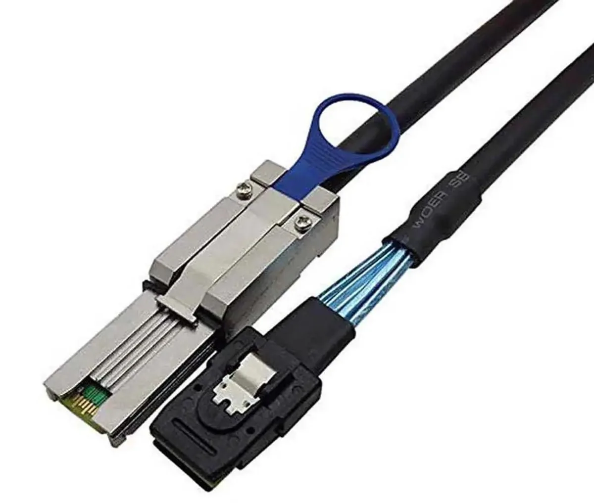 SMUGDESK SMUGDESK Mini SAS SFF8087 to SAS HD SFF8088 Cable .5m 28AWG 10 Ohm — product photo