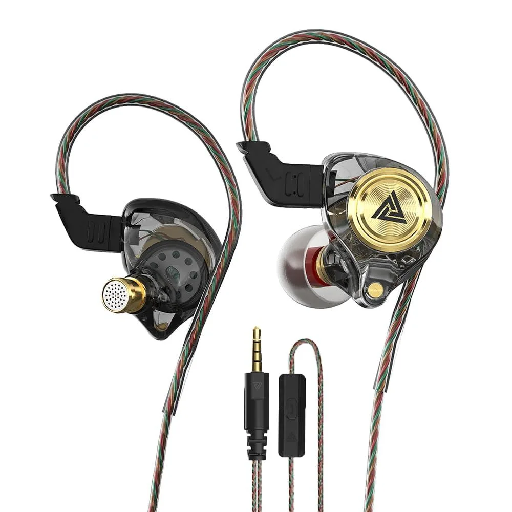  Yeabomy AK3FILE In-Ear Wired Earbuds 10mm 16ohm 3.5mm Black — product photo