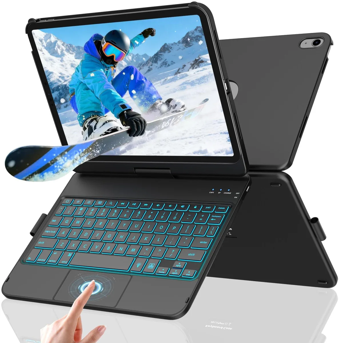Avantalk Avantalk 2 in 1 Accessory for iPad A16 11th Gen 10th Gen 10.9 in Rock Black — product photo