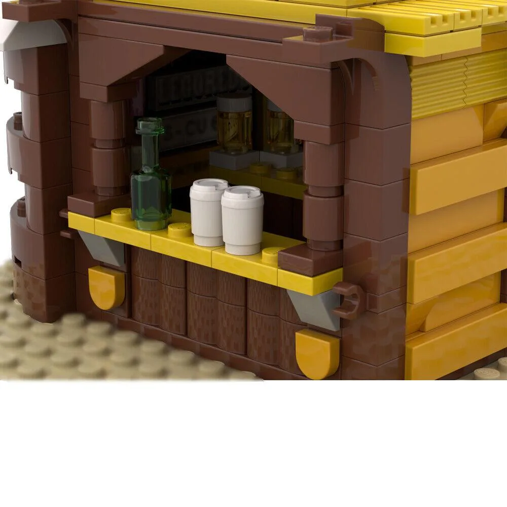 ZITIANYOUBUILD ZITIANYOUBUILD MOC-111058 Beach Bar and Surf Shop 932 Parts — product photo