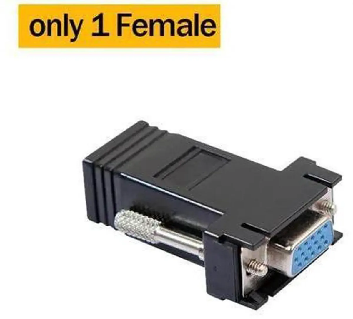SMUGDESK SMUGDESK VGA Female RJ45 Extender Receiver 20m CAT5e CAT6 — product photo