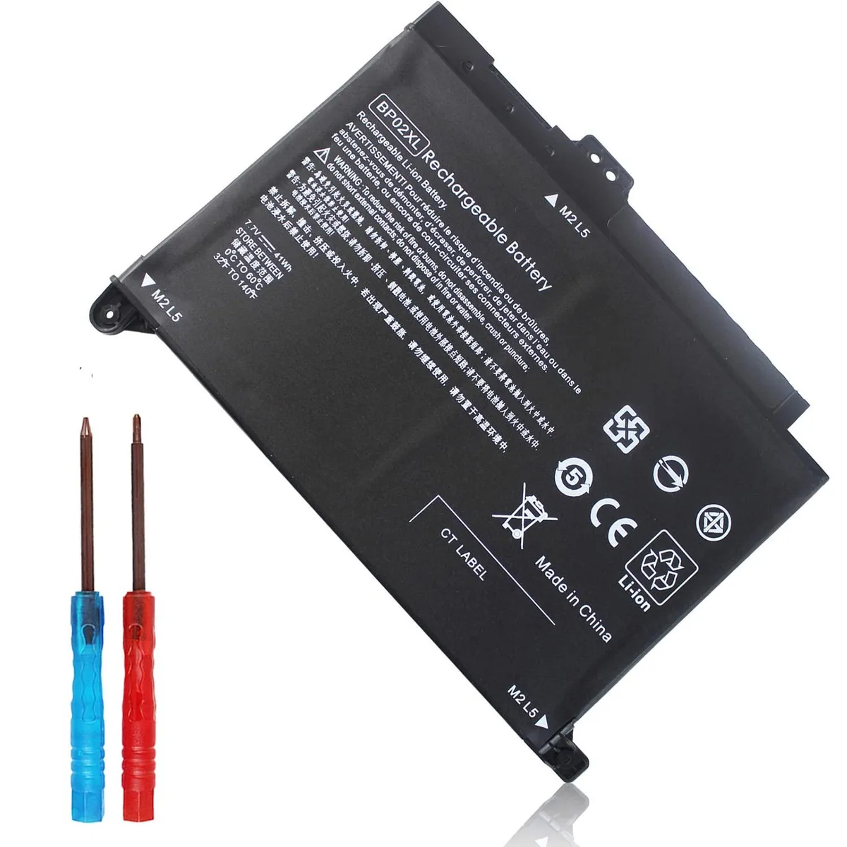  HP Pavilion 15 BP02XL 41Wh 7.7V 2-cell battery — product photo