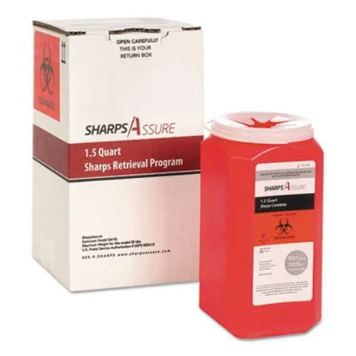 COVIDIEN COVIDIEN SC1Q424A1Q 1.5 Qt Sharps Container cleaning — product photo