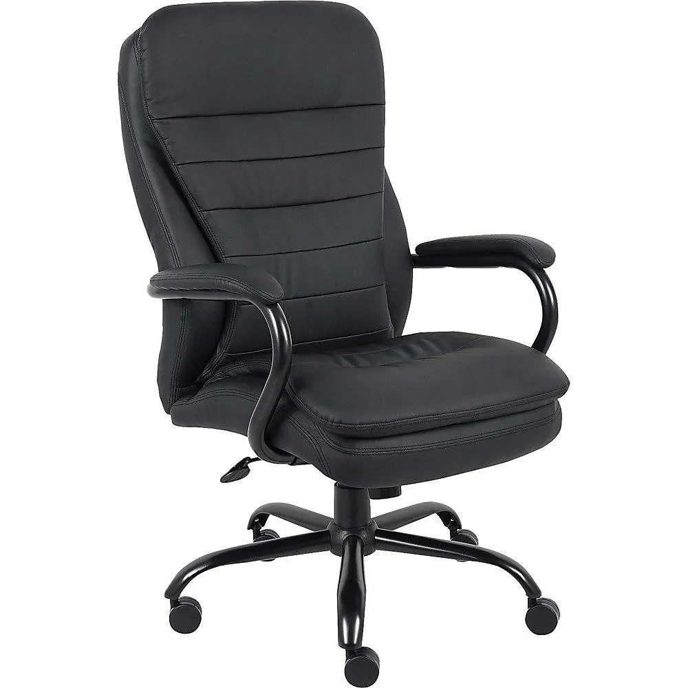 Lorell Lorell 62624 Executive Chair Black Leather office furniture — fotografija izdelka