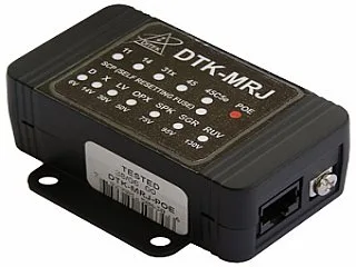 DIVERSIFIED TECHNOLOGY GROUP, INC DIVERSIFIED TECHNOLOGY GROUP, INC DTK-MRJPOE 54 V PoE surge protector — product photo